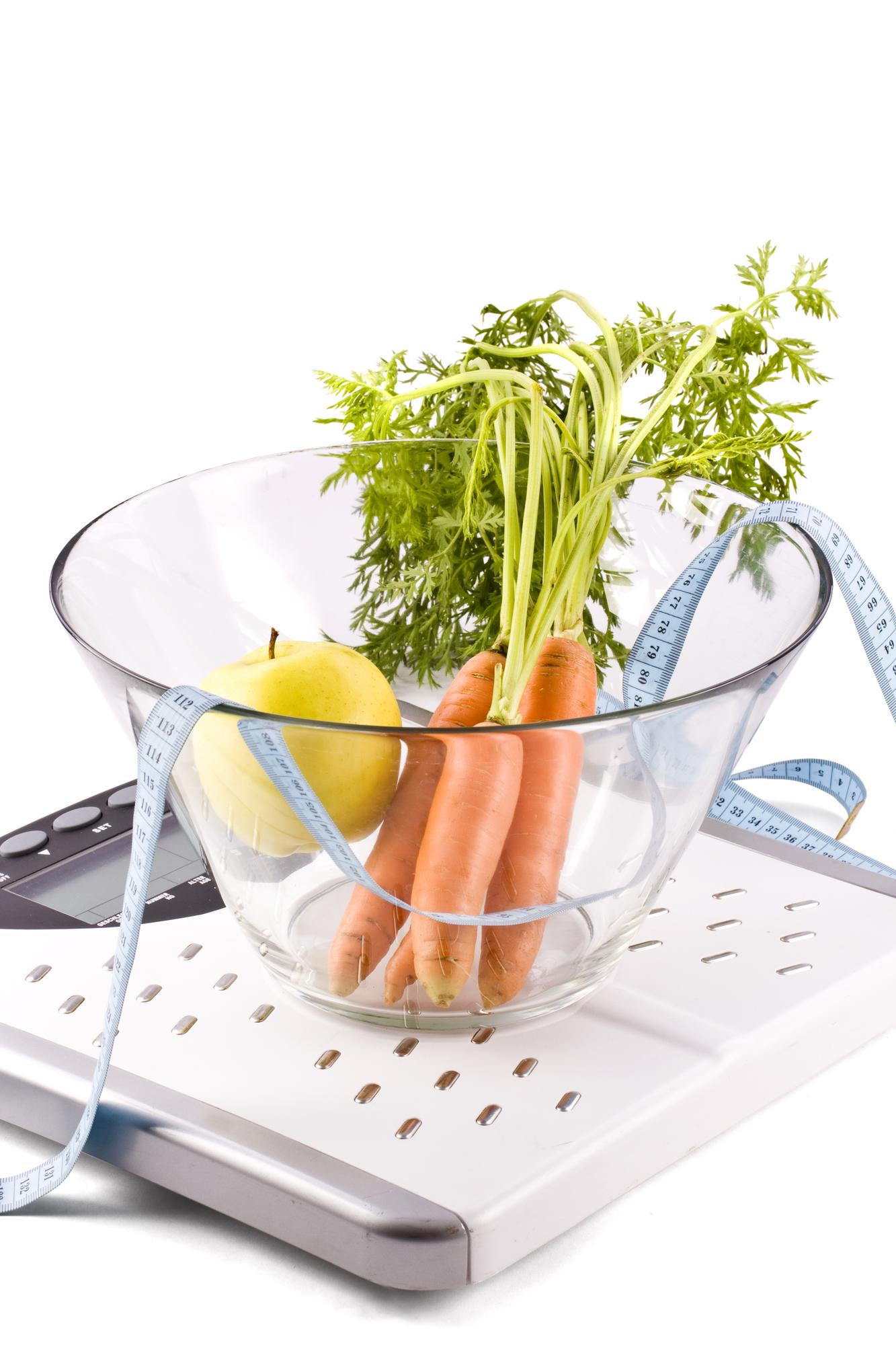 Set di ingredienti organizzati in ciotole